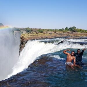 devil pool and high tea